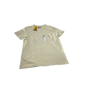 Carhartt‎ W M(8-10) Relaxed Fit Short Sleeve T-shirt Beige